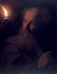 San Pietro alla luce delle candele, c.1700-06